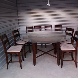 Dining table with 8 chairs
