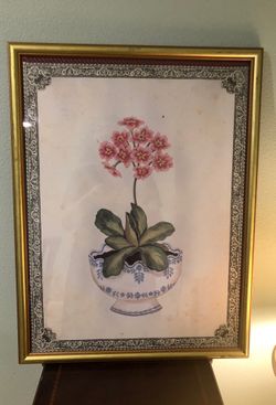 Framed Picture; floral