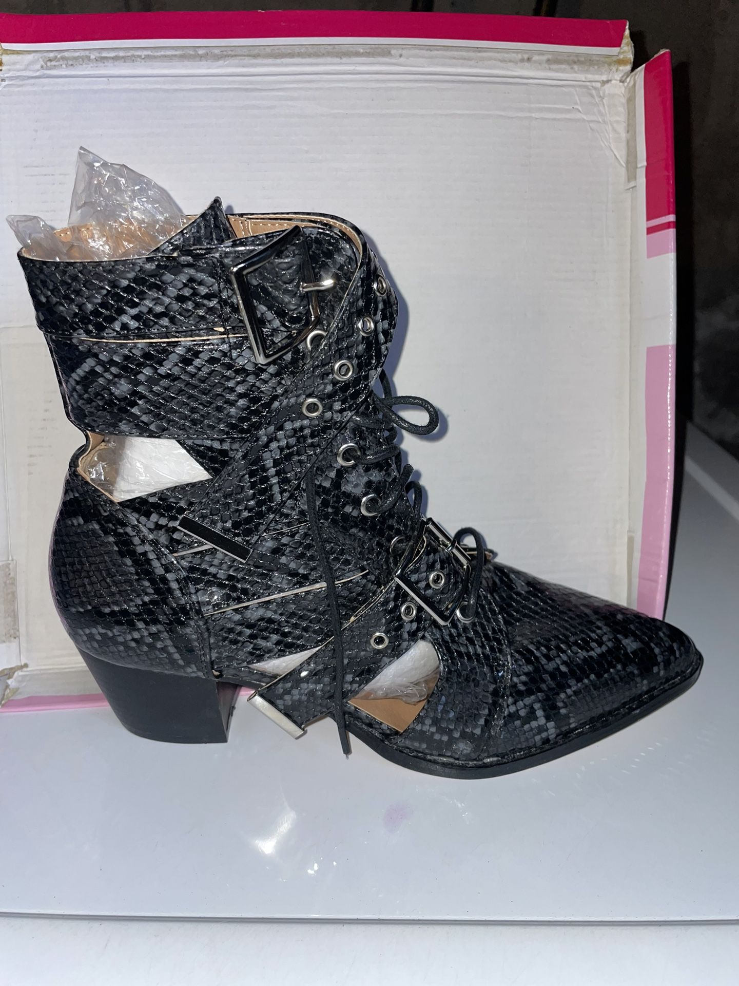 Cut Up Boot Style Short