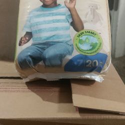 Diapers Size 6 & 7 And Adult Pads And Xl Diapers