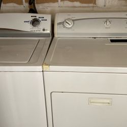 Washer and Dryer 