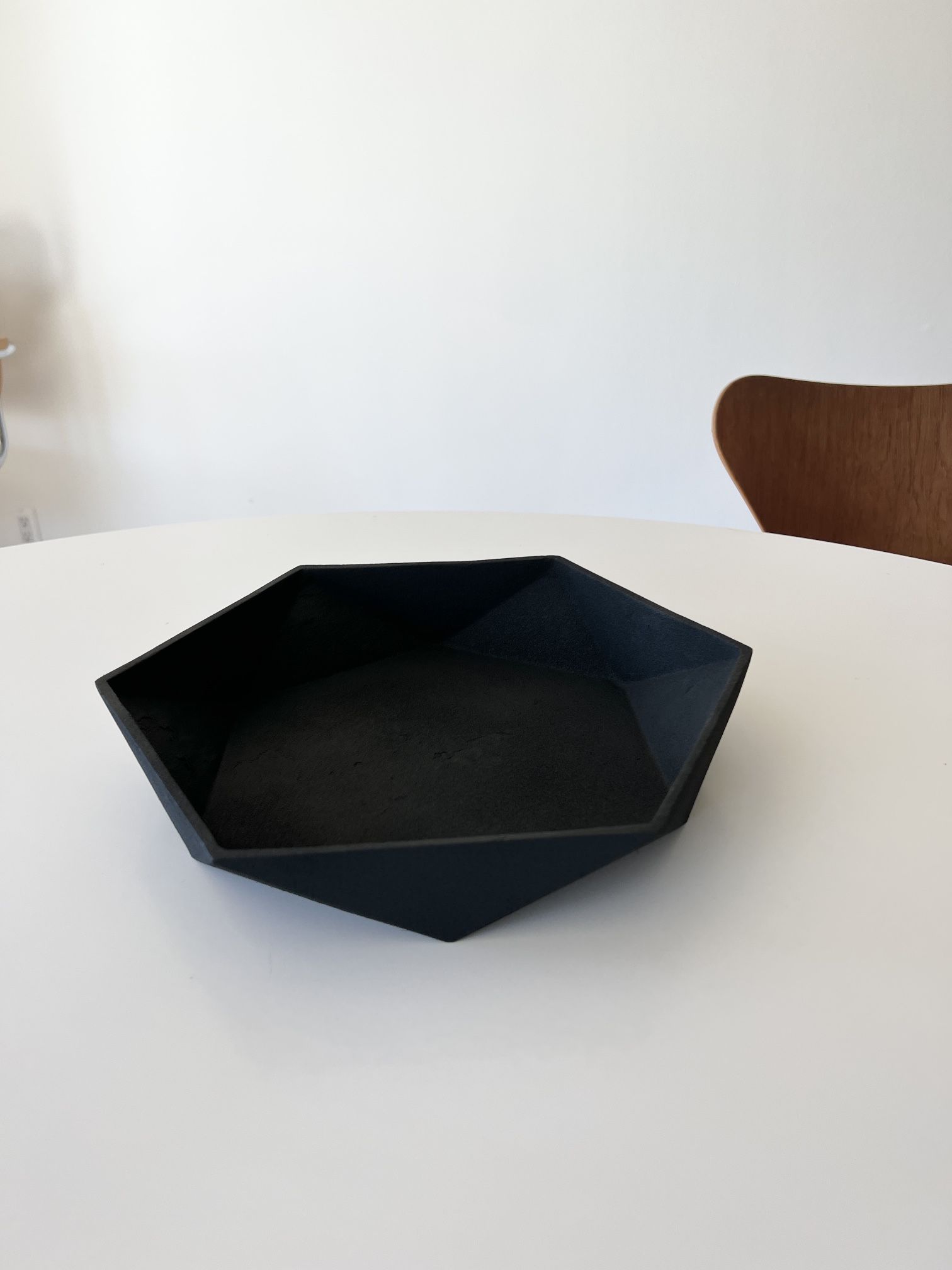 Cast Iron Hexagon Tray - Black