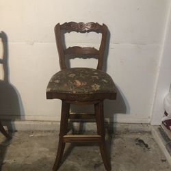 2 Antique Swivel Chairs Need Gone