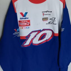 Vintage Valvoline #10 Racing Nascar Sweatshirt 2XL Racing Champions 