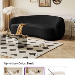 Black Couch Upholstered Wayfair 