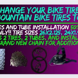 Mountain Bikes For Sale Repairing Tires, Tubes, All From The Comfort Of Your Home 