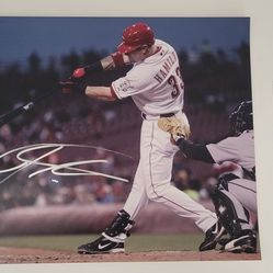 JOSH HAMILTON Signed Cincinnati Reds 11x14 Photo - Autograph - JSA AQ34675
