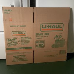 Small U-Haul Moving Boxes