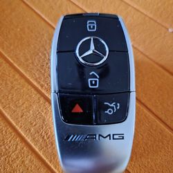 Mercedes Benz Silver Keyfob Remote AMG