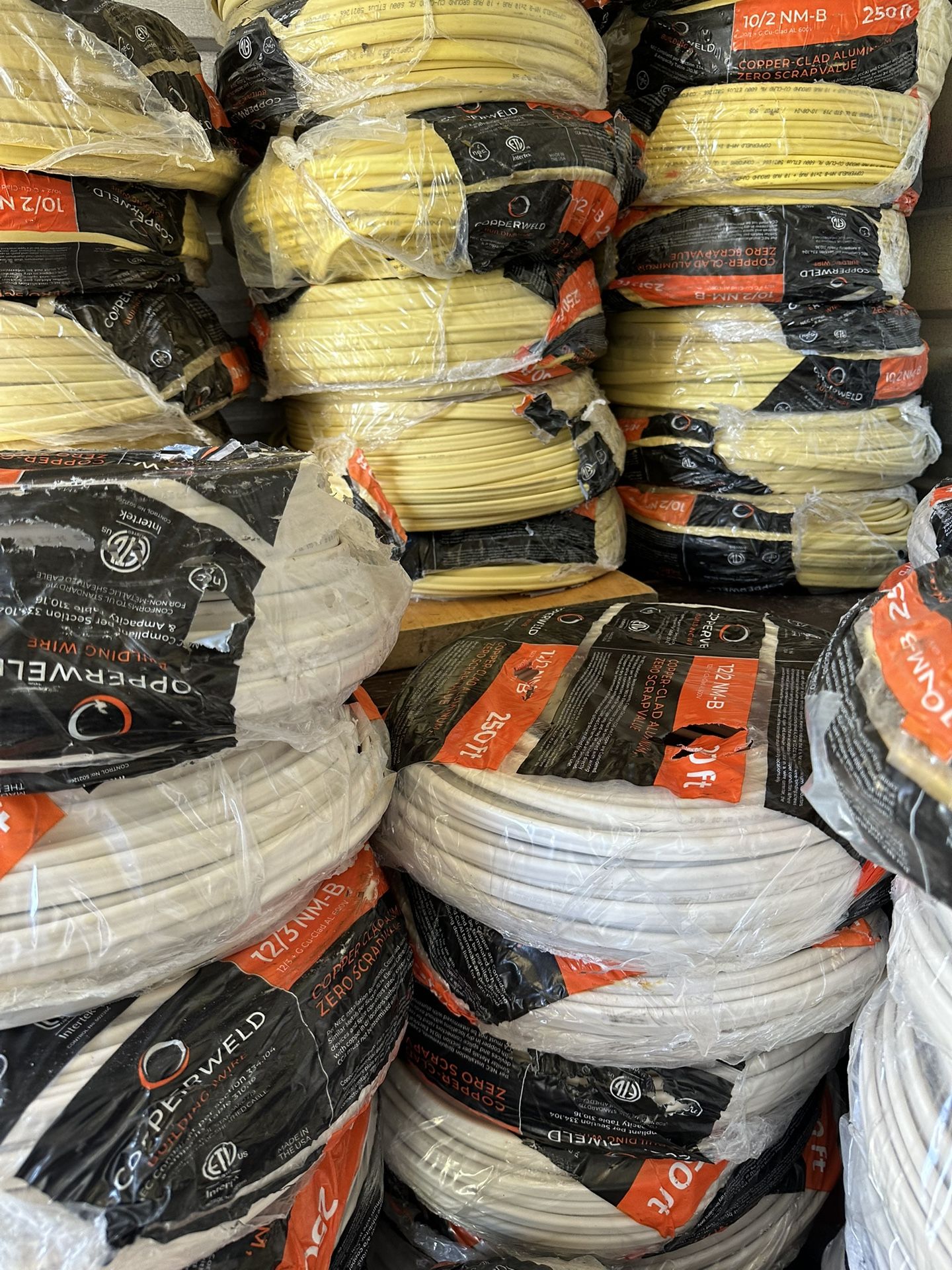 Building wire Copperweld 10/2, 12/2 250ft