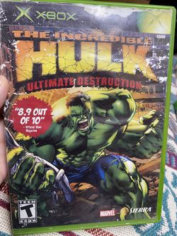 Xbox Incredible Hulk Thin Scratches 