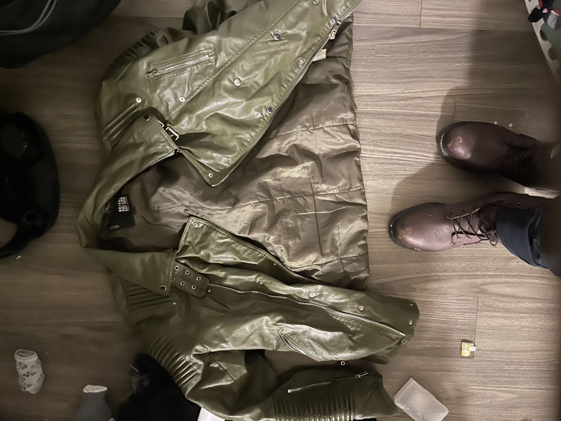 Leather Green Grinch Jacket