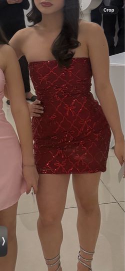 Red dress size small