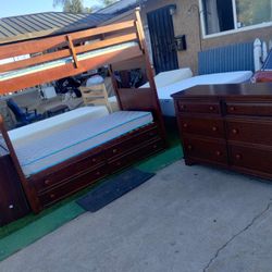 Bunk Bed & Dresser  