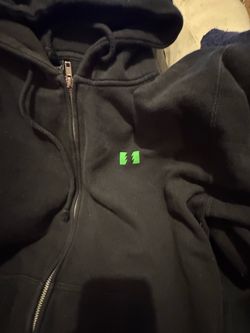 The Hundreds Hoodie with Green Lightning Bolt Logo