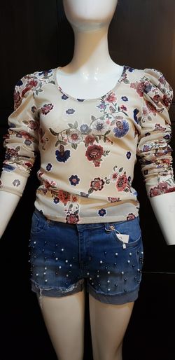 Womens sheer blouse