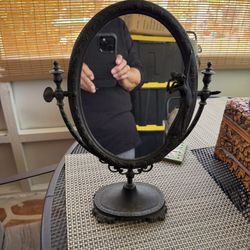 Antique Stand Mirror 