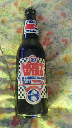 1967 Richard Petty most wins Pepsi bottle. I have 2