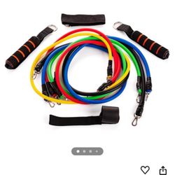 Endless EL1043 Toning Tubes Set of 5 with Different Resistance Levels | Multi Color | Material