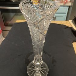 Xontafe 12 inch narrow lead crystal tall vase