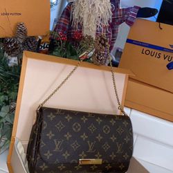 Louis Vuitton Pre-loved LOUIS VUITTON Favorite MM monogram chain