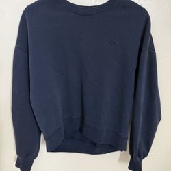 Hollister Navy Blue Crewneck Sweatshirt – Size S