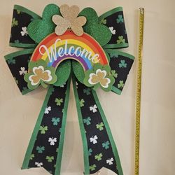 St. Patrick's Big Bow Decoration 