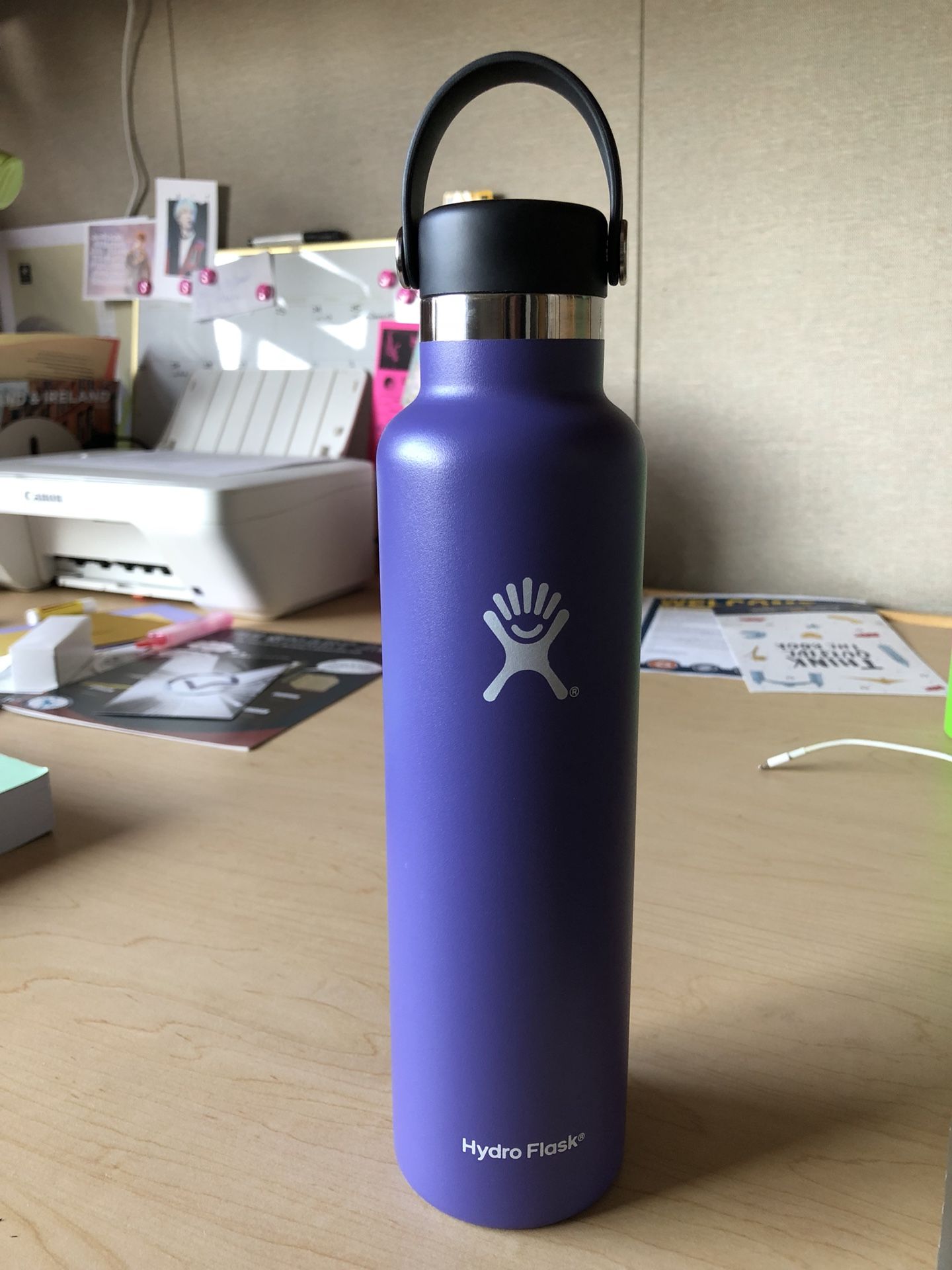 Hydro Flask Limited Aurora Purple / Blue Hombre 32oz Wide Mouth Stainless  Bottle