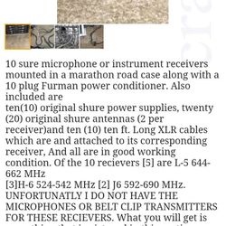 Shure Wireless Receivers