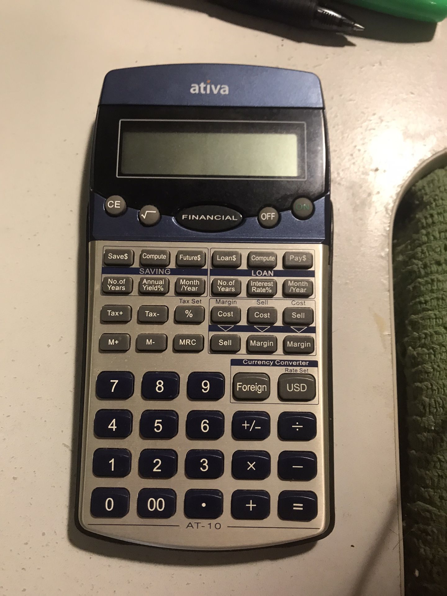 Ativa AT-10 Financial Calculator