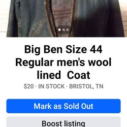 Big Ben Insulated Winter Coat
