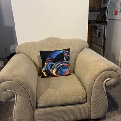 Comfortable Beige Couch