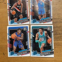 2024 OPTIC LOT OF 4 RATED ROOKIE CARDS