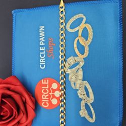 14k Cuban Link Bracelet 