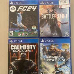 PS4 W Games 