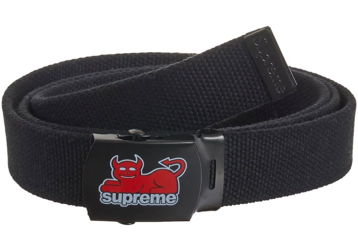 Supreme Toy Machine Webbing Belt “Black”