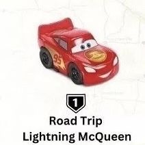 (NEW) 2022 McDonald’s Happy Meal Disney/Pixar Cars on the Road Toy #1 Road Trip Lightning McQueen (PERFECT FOR BIRTHDAY PARTIES)