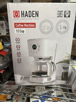 Haden coffee maker, specifically a 12 cup programmable drip model. 