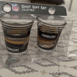 Chargers Shot Glasses