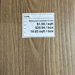 Waterproof Laminate Flooring 12mm C3306