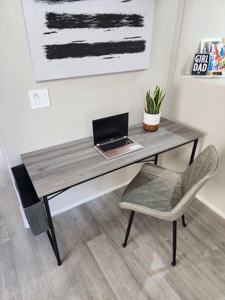 Large Gray Desk