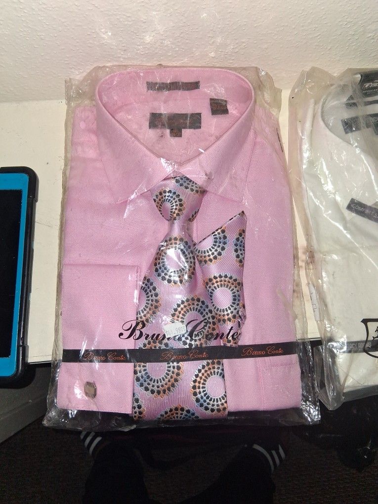 Pink Dress Shirt 161/2 36/37
