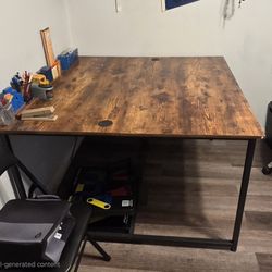 Square Work Table Crafting Or Sewing