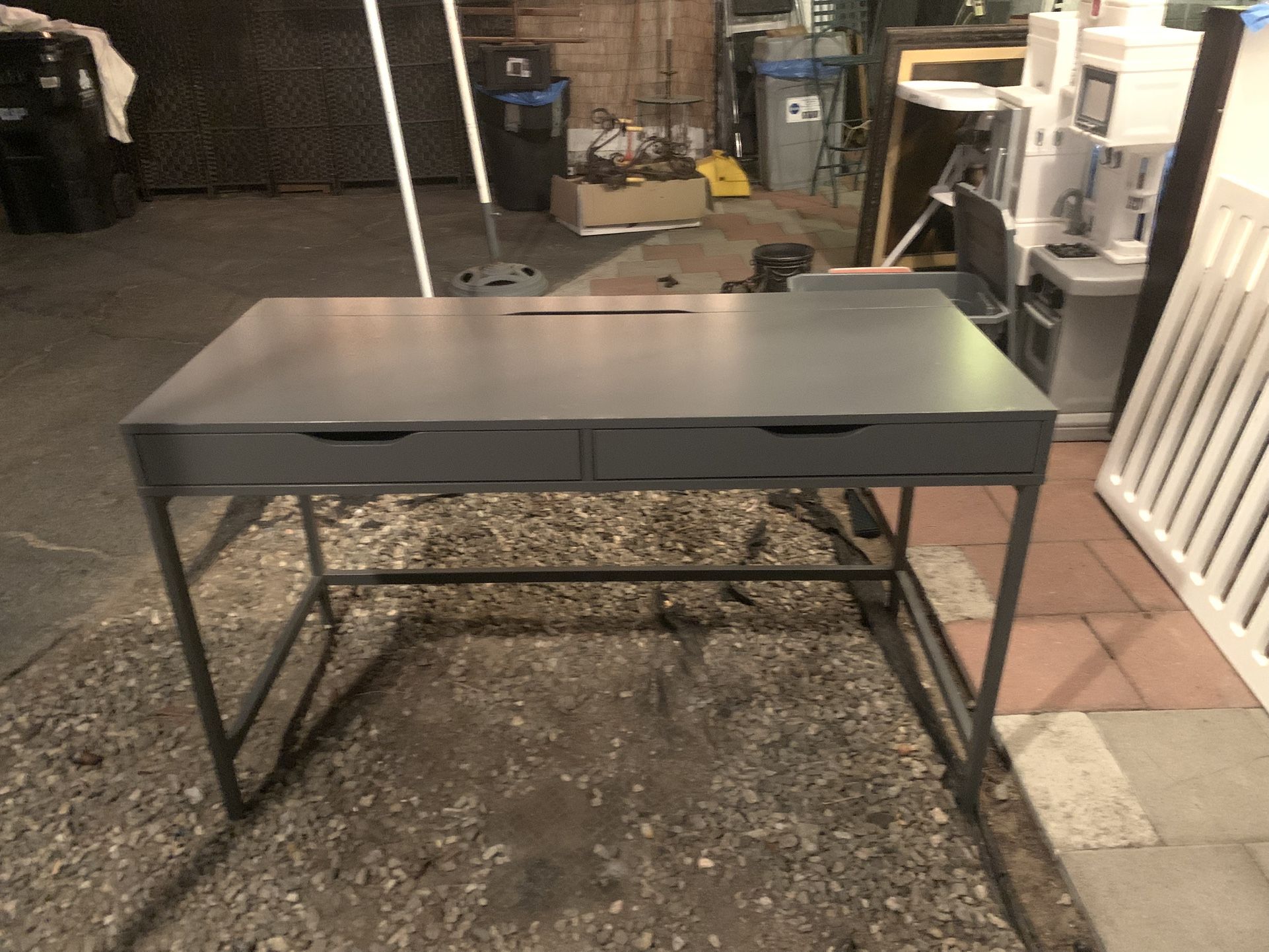 Dark Gray Alex IKEA Desk Student Work Computer Desk $220 OBO!