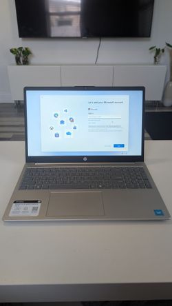 HP 15.6" Laptop — Intel N100, 4GB RAM, 128GB Storage — Natural Silver