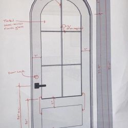 9 Foot Steal Door 