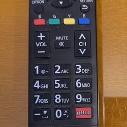Panasonic 55 inch TV remote
