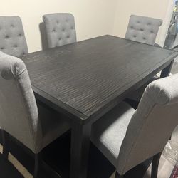 Dining Table Slightly Used Plus All The Chairs Flexible Price