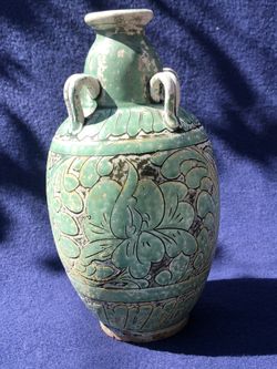 Chinese Antique Cizhou Northern Song Green Vase