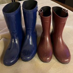 Rainboots Fit Size 8  Uggs And One Other 